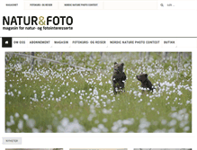 Tablet Screenshot of naturogfoto.no